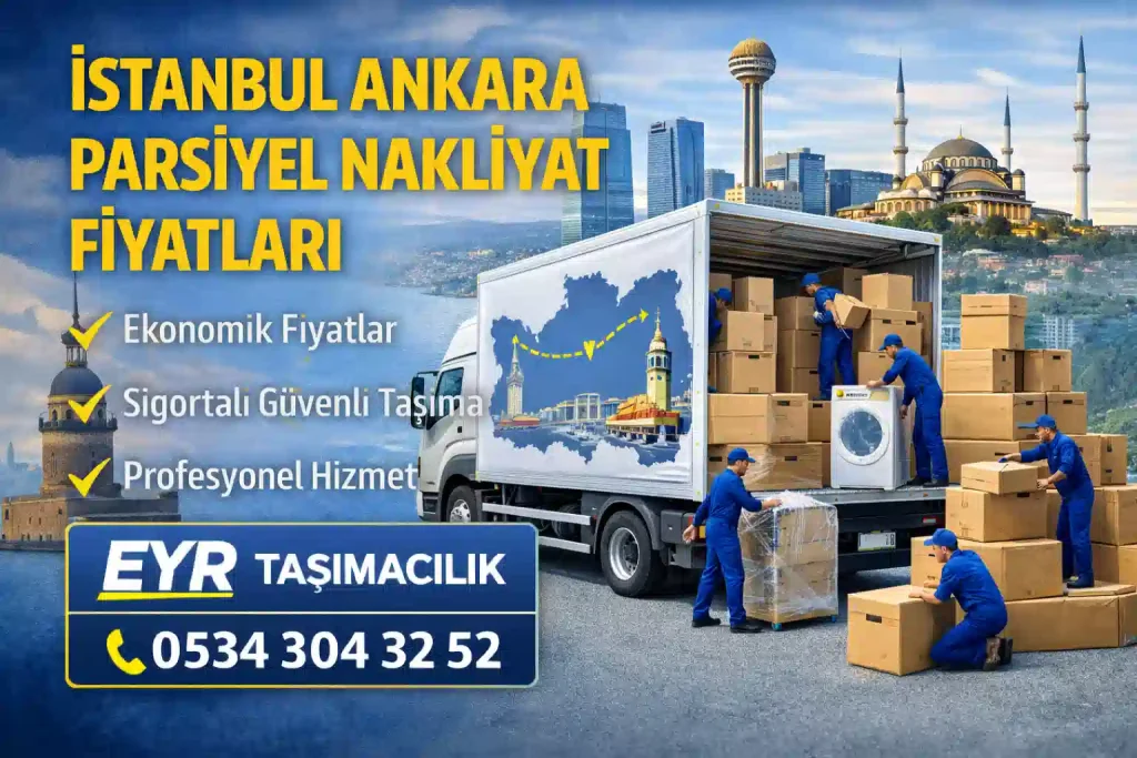 İstanbul Ankara Parsiyel Nakliyat Fiyatları | Güncel, Ekonomik ve Şeffaf Taşıma 1 İstanbul Ankara parsiyel nakliyat fiyatları yükün hacmine ve teslimat süresine göre değişir. Güncel, ekonomik ve sigortalı parsiyel taşıma için teklif alın.
