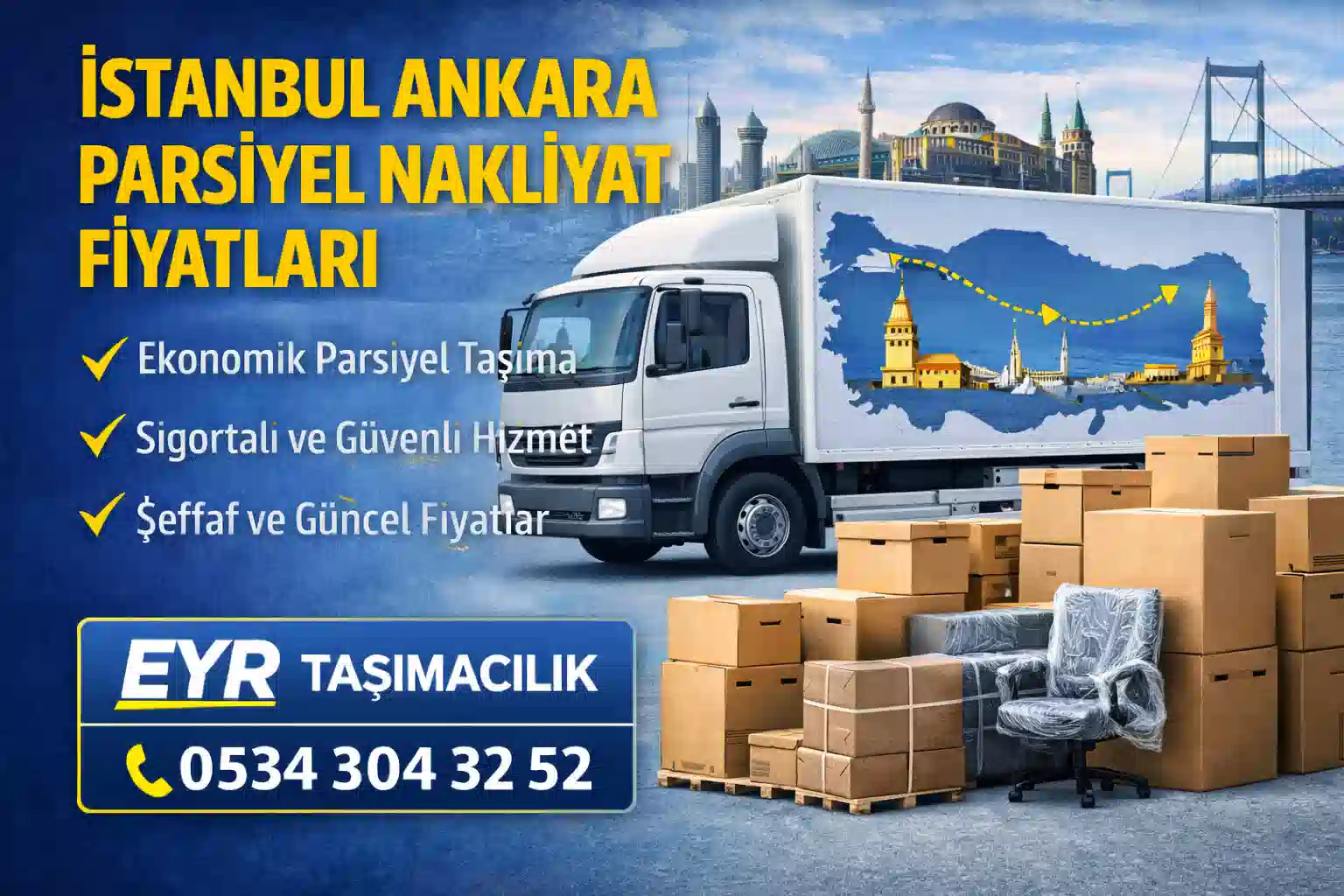 İstanbul Ankara Parsiyel Nakliyat
